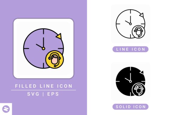 24 Hours Icons Set: A Practical Resource for Modern Design Projects