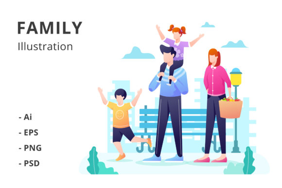 Family Illustration: Versatile Visuals for Every Project