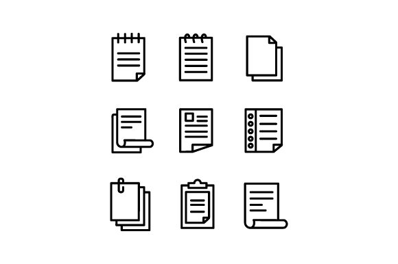 How to Use the Pack of Stationery Line Thin Icons in Everyday Projects