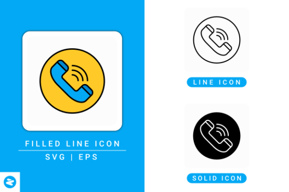 Phone Icons Set: Creative Design Resources for Modern Projects