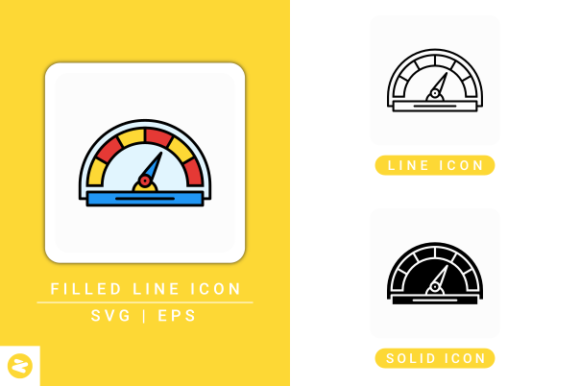 RPM Car Icons Set for Designers and Creators