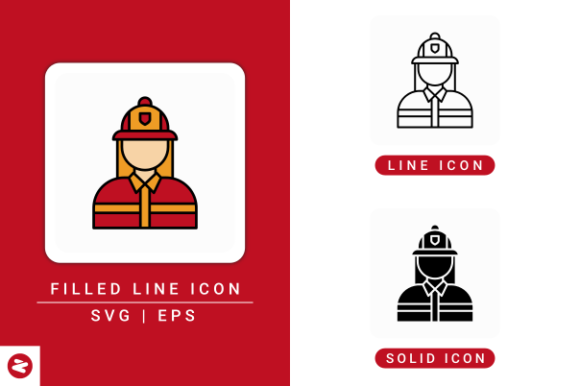 Strategic Value of the Firefighter Icons Set for Design and Communication