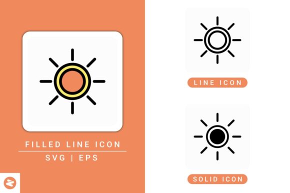 Sun Bright Icons Set: A Versatile Toolkit for Modern Design Projects