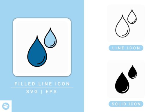 Understanding the Water Drop Icons Set: A Versatile Tool for Modern Design