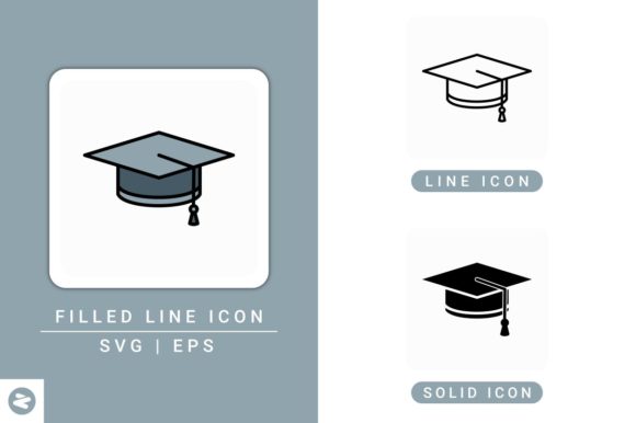 Unlocking Creativity: The Role of Education Cap Icons Set in Modern Design